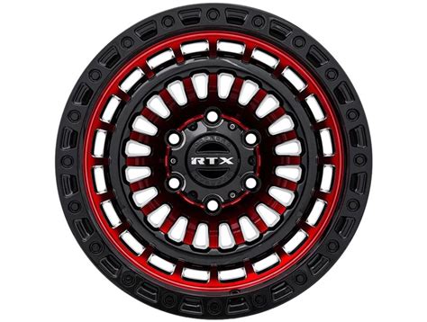 RTX Off Road Black Red Moab Wheels RealTruck