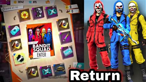 Criminal Bundle Return FreeFire Criminal Bundle Incubator Return