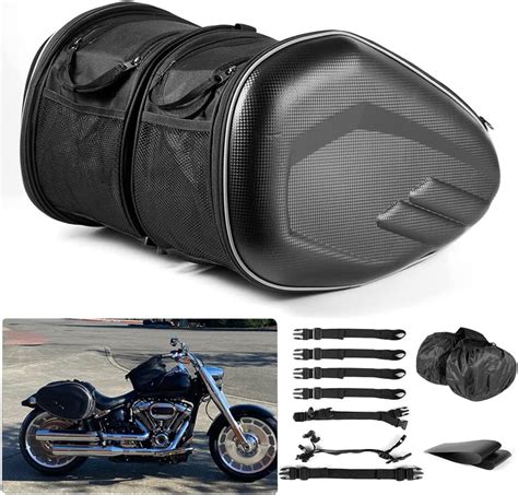 Alforjas De Motocicleta Bolsa Lateral Impermeable 36L 58L Un Par De