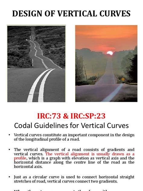 Geometric Design 7 - DESIGN OF VERTICAL CURVES | PDF | Transport ...