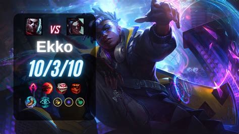 EKKO JUNGLE Vs KAYN EUW LoL Challenger Patch 14 3 YouTube