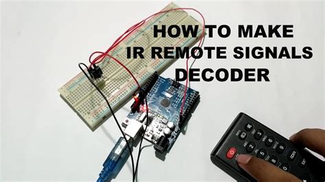 How To Decode Ir Remote Control Signals Youtube