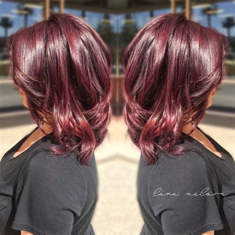 Wine hair, Ombre hair color, Red hair color