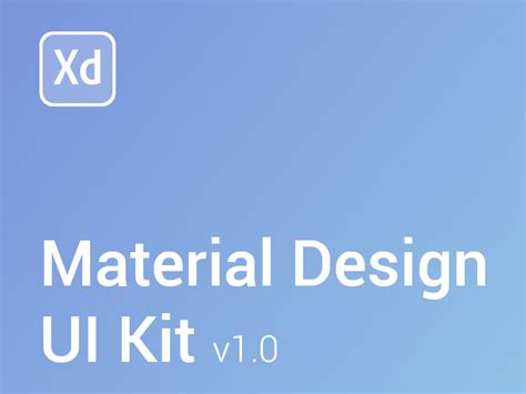 Material Design Ui Kit For Adobe Xd Free Psd Templates