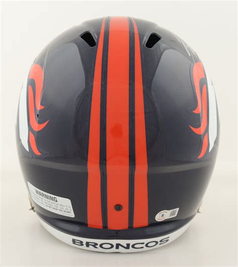 Jerry Jeudy Signed Broncos Full-Size Speed Helmet (Beckett) | Pristine ...