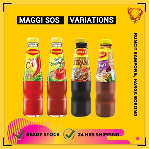 MAGGI SOS CILI TOMATO CILI THAI TIRAM OYSTER Shopee Malaysia