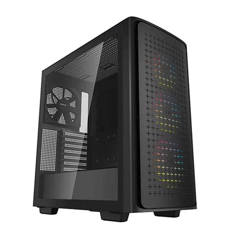 Gabinete Gamer Deepcool Ck Cristal Templado Rgb Midi Tower