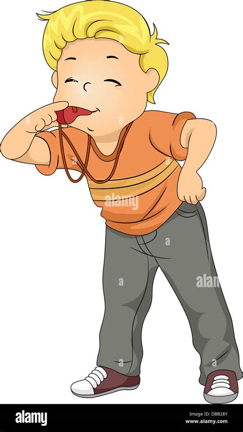 Blowing Whistle Clipart