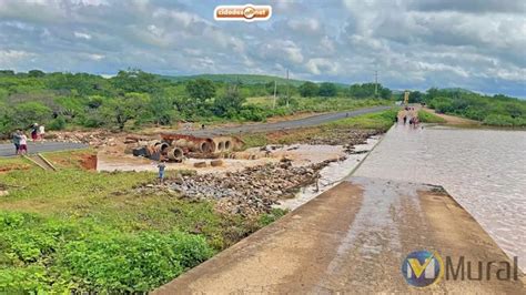 Ap S Fortes Chuvas Barragem De Curral Novo Do Piau Transborda