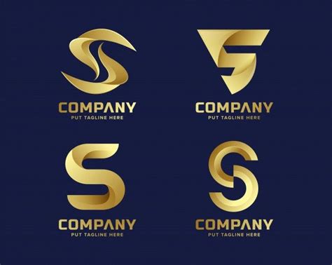 Free Vector Luxury Letter S Logo Creative Logo S Letter Logo Letter S