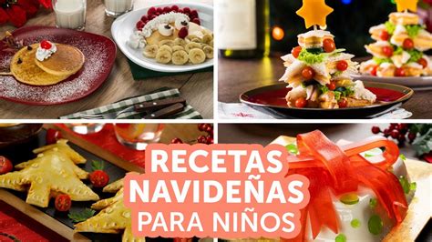 Recetas Navideñas para Niños Kiwilimón YouTube