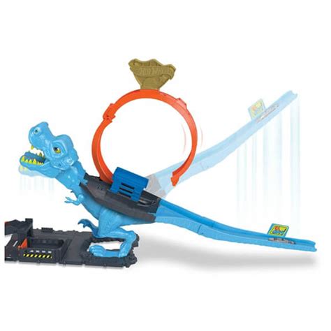 Hot Wheels City Πιστα T rex Μινιατουρες αυτοκινητων EPI 18235