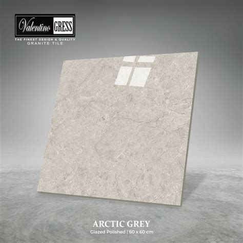 Jual GRANITE LANTAI 60X60 ARCTIC GREY VALENTINO GRESS KW1 GLOSSY