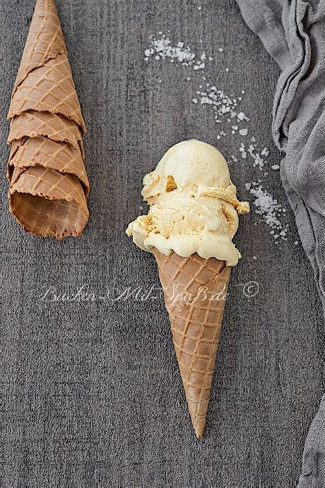 Salzkaramell Eis Rezept Eis Karamell Einfacher Nachtisch