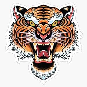 Amazon Royal Bengal Tiger Sticker Decal Vinyl Bumper Sticker Decal