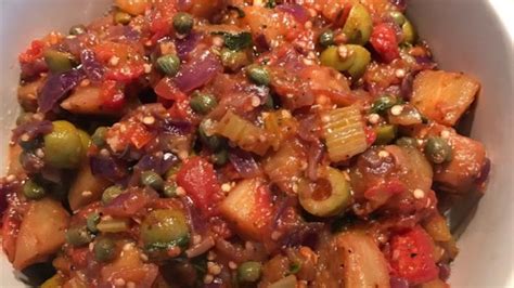 Eggplant Caponata Sicilian Version Recipe