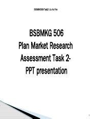 BSBMKG506 Task 2 PPT Presentation Pptx BSBMKG506 Task2 Liu Hui Fen