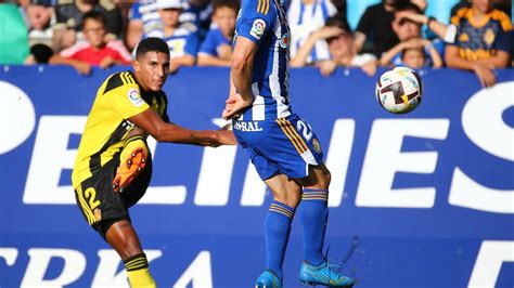 Horario y dónde ver el partido Real Zaragoza Sporting de Gijón