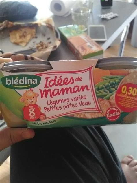 IDEES DE MAMAN BOLS 2x200g Légumes variés Petites pâtes Veau Dès 8 mois