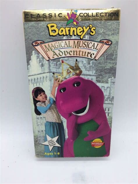 Barney Barneys Magical Musical Adventure Vhs For Sale Online