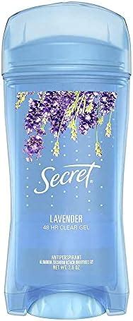 Secret Anti Perspirant Deodorant Clear Gel Luxe Lavender 2 7 Oz Price