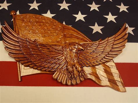 Wood Wall Art American Bald Eagle Eagle By Thewoodgraingallery