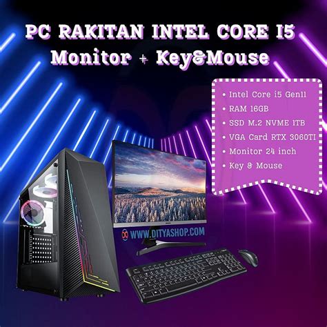 Pc Rakitan Pc Rakitan Intel Core I F Ram Gb Ssd Nvme Tb