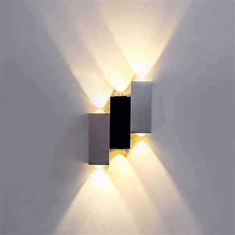 Lightess W Wall Lights Indoor Modern Aluminium Up And Down Wall Light