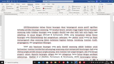 Tutorial 6 Membuat Sitasi Dengan Format Author Year Youtube