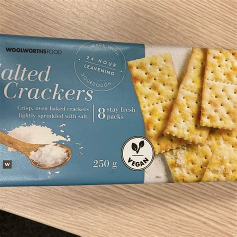 Woolworths Food Salted Crackers Review Abillion