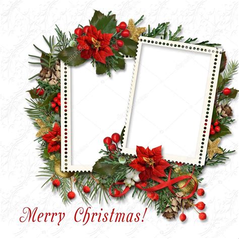 Christmas frame with border — Stock Photo © chiffa #92003320