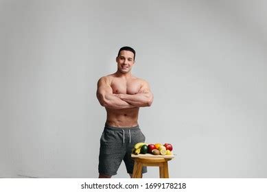 Sexy Vegan Guy Naked Torso Posing Stock Photo Shutterstock