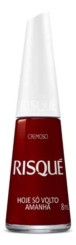 Esmalte Cremoso Risque Hoje So Volto Amanha 8ml MercadoLivre