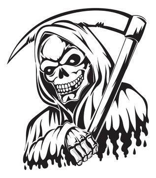 Grim Reaper Drawings Images – Browse 16,540 Stock Photos, Vectors, and ...