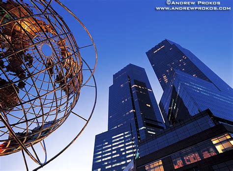 Time Warner Center At Dusk Nyc Architectural Photography Prokos