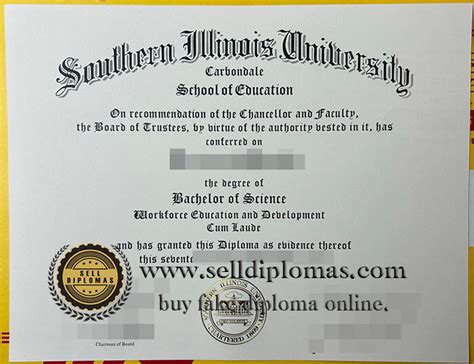 Buy Fake Southern Illinois University Diploma Online