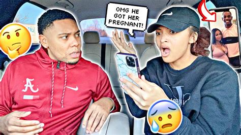 My Side Dude Got Another Girl Pregnant Prank Youtube