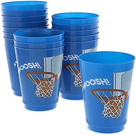 Blue Panda Reusable Blue Tumblers 16 Oz Plastic Cups For