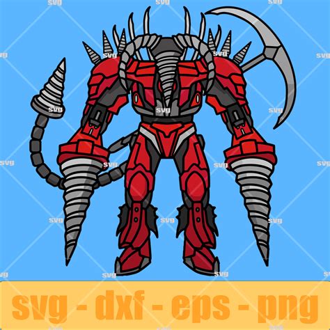 UPGRADED TITAN DRILLMAN | Skibidi Toilet svg - png - Inspire Uplift