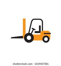 Forklift Icon Logo Design Template Stock Vector (Royalty Free ...