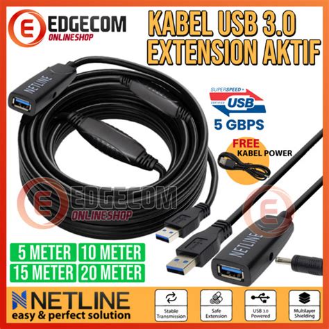 Promo Kabel Usb Extension Aktif Meter Usb Power Netline