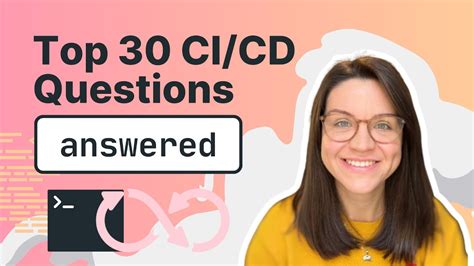 Common Ci Cd Questions With Answers Youtube