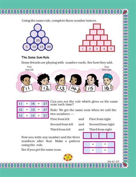 Ncert Book Class 4 Maths Chapter 10 Play With Patterns Pdf Aglasem