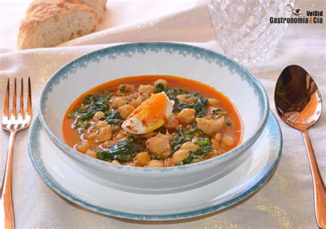 Potaje De Garbanzos Bacalao Y Espinacas Para Semana Santa Receta Para