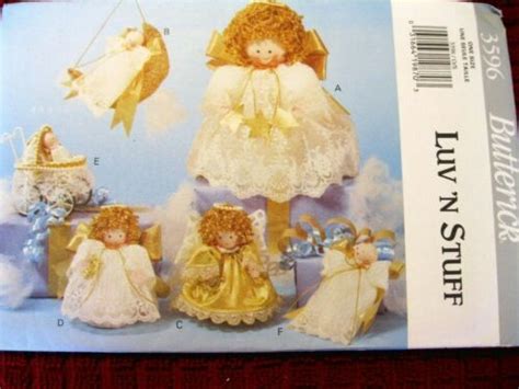 Christmas Butterick Angels Ornaments Doll Uncut Pattern