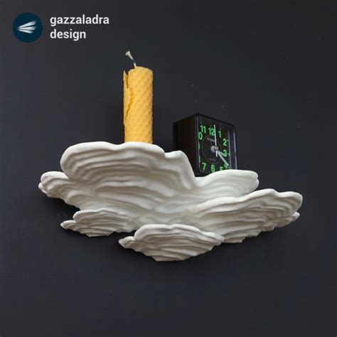 3D Printable Wall Shelf Ostrea Fungus By Gazzaladra