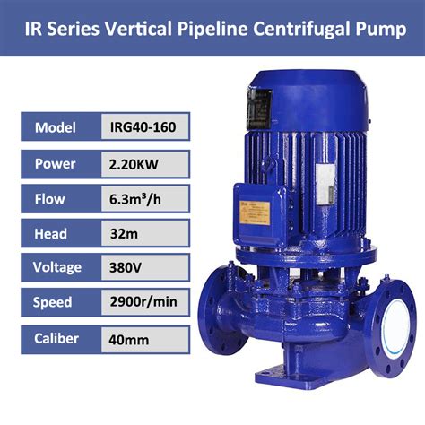 Shanghai Jush Pump Isg Irg Series Pipeline Booster Water Pumps