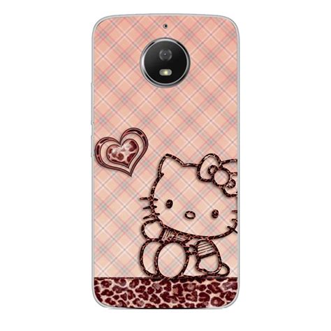 Ciciber Minnie Hello Kitty Cover For Motorola Moto C Z2 Z3 One P30 G4