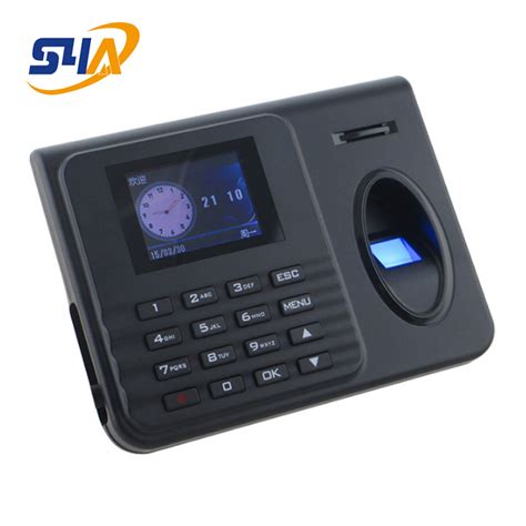 Intelligent Biometric Fingerprint And Password Attendance Machine For