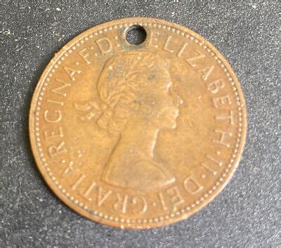 One Penny Elizabeth Ii Dei Gratia Regina Fd Coin Great Britain